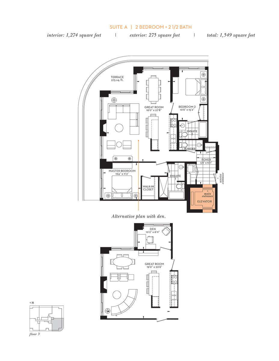 Luxury Condo Floor Plans Toronto The Davies Condo