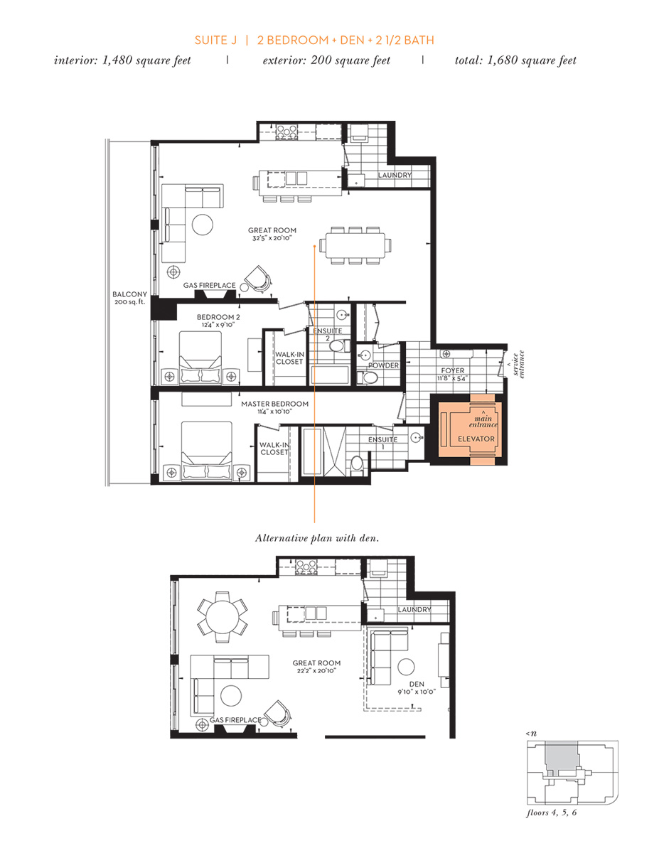 Luxury Condo Floor Plans Toronto The Davies Condo